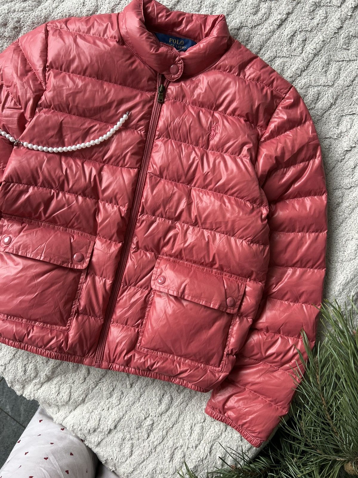 Polo Ralph Lauren Vintage jacket puffer PRL polo ralph lauren pink Size S / US 4 / IT 40 - 8 Thumbnail