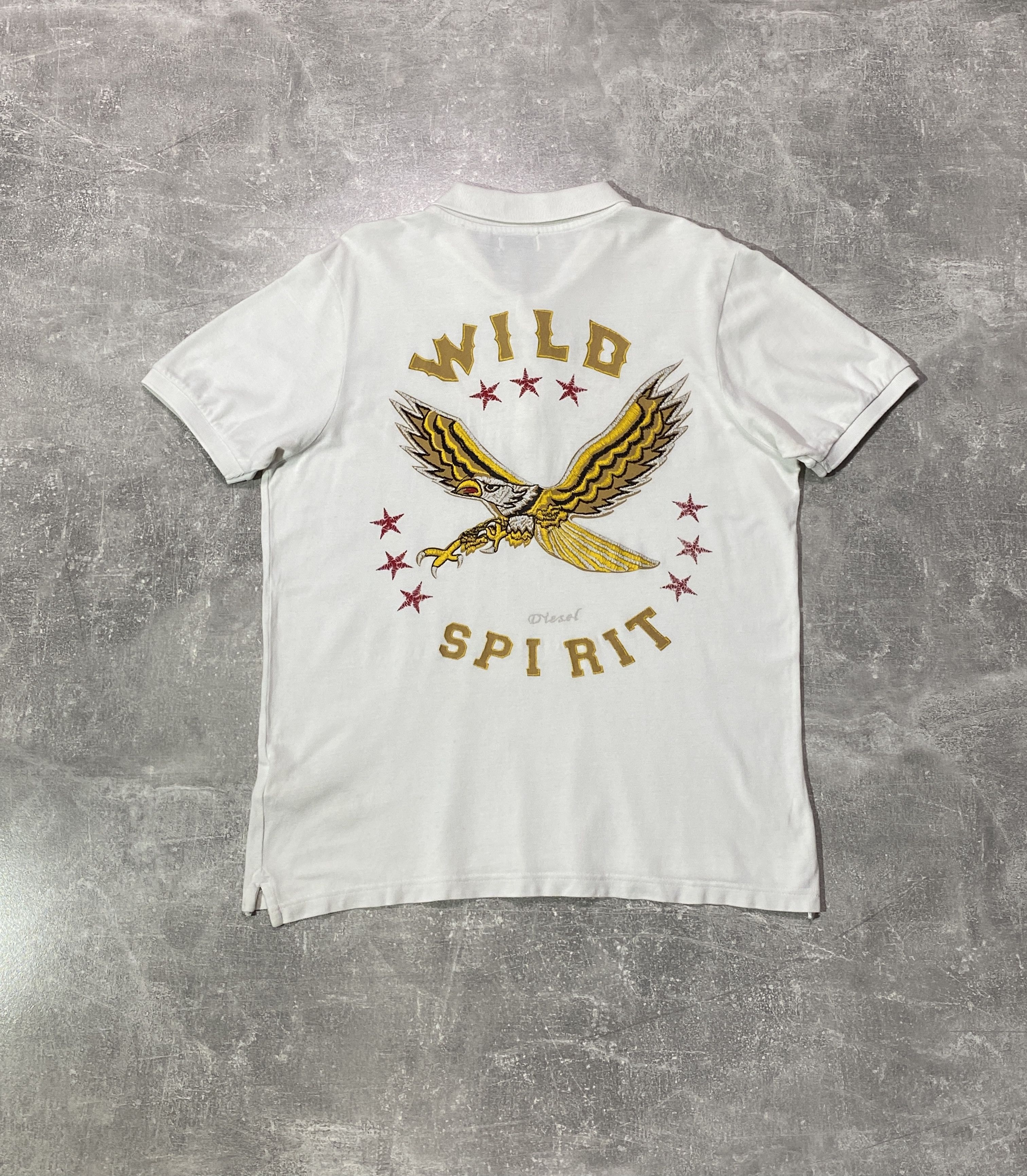 Diesel Vintage Y2K Diesel Wild Spirit Polo T-shit American Eagle Size US M / EU 48-50 / 2 - 5 Thumbnail