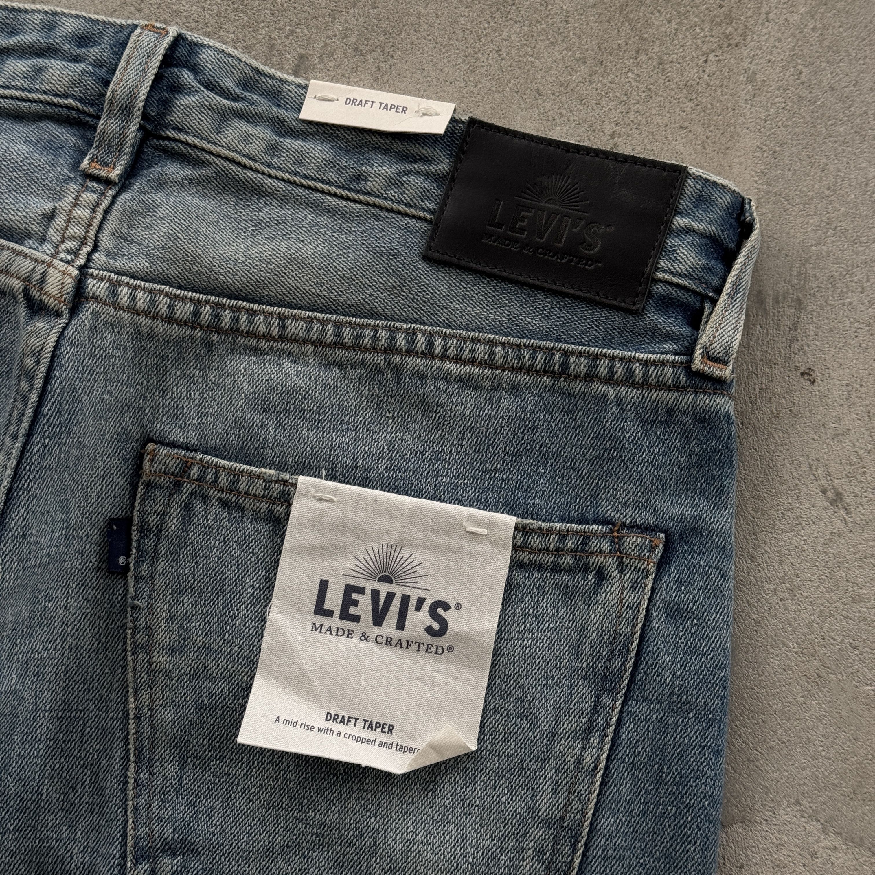 Levi's 90s Levi's Japanese Salvadge Baggy Washed Blue Jeans Size US 31 - 3 Thumbnail