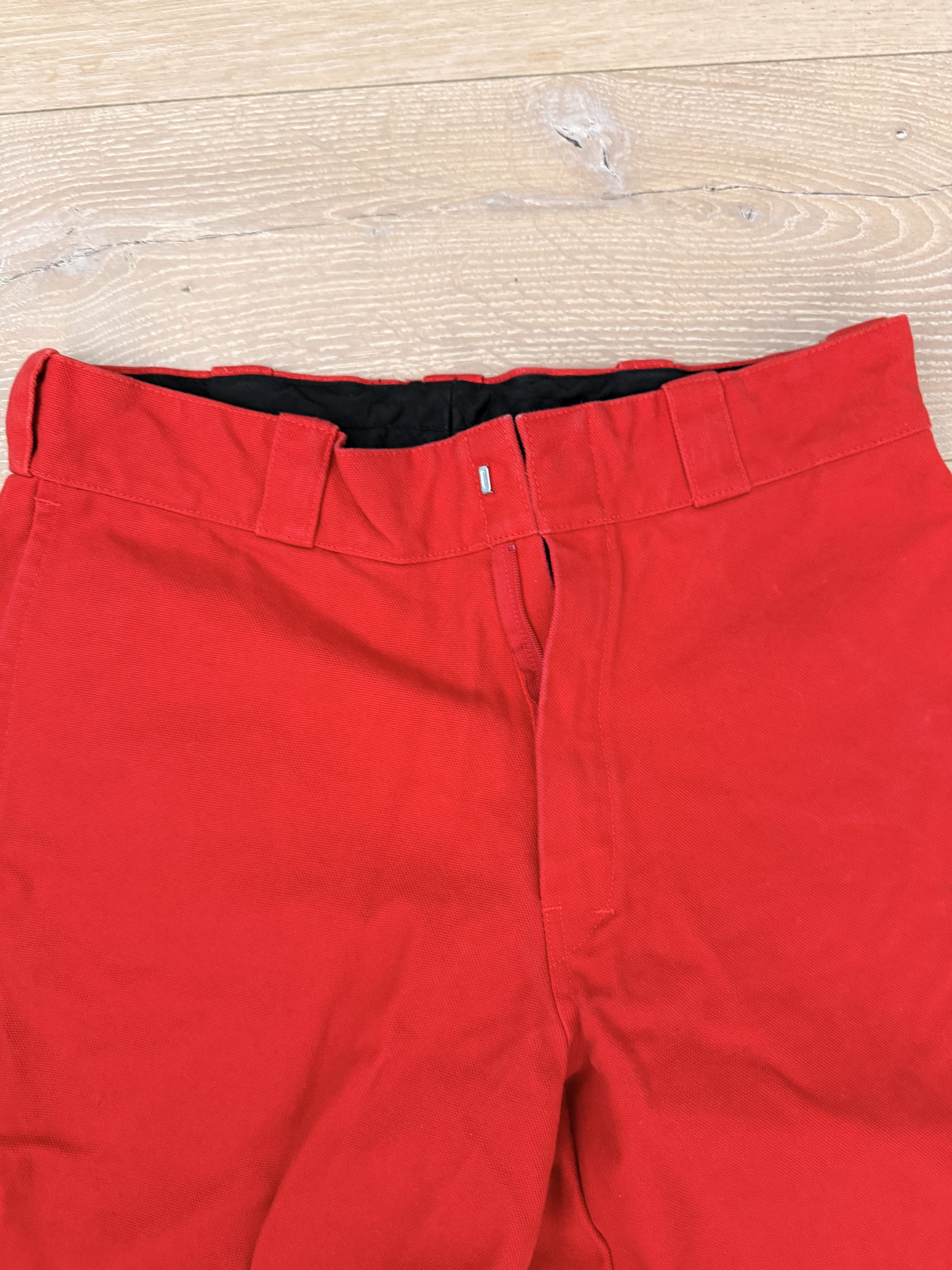 Raf Simons Raf Simons Red Flared Denim Pants Size US 30 / EU 46 - 7 Thumbnail