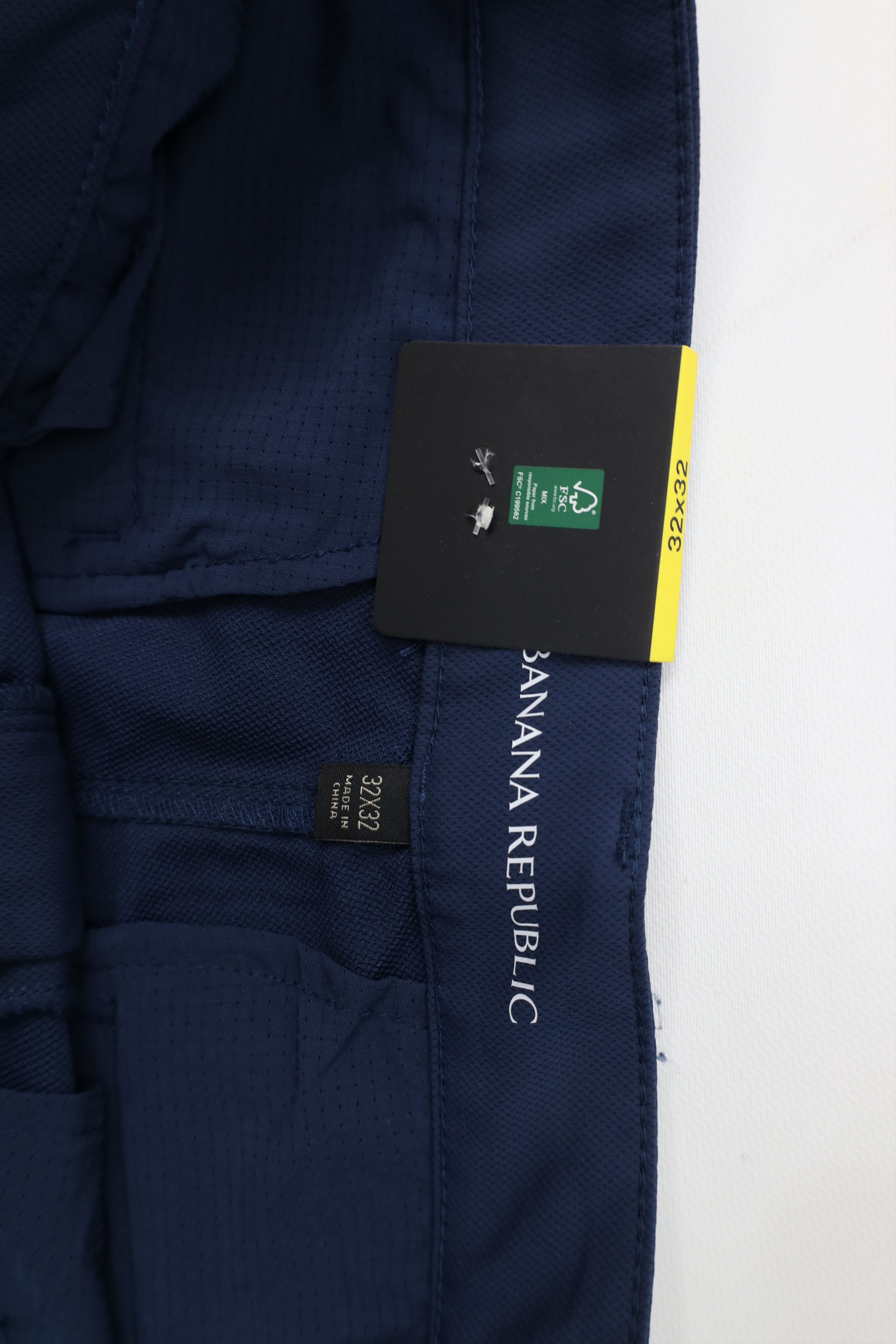 Banana Republic New Banana Republic Flat Front Chino Pants Trousers Blue Size US 32 / EU 48 - 6 Thumbnail