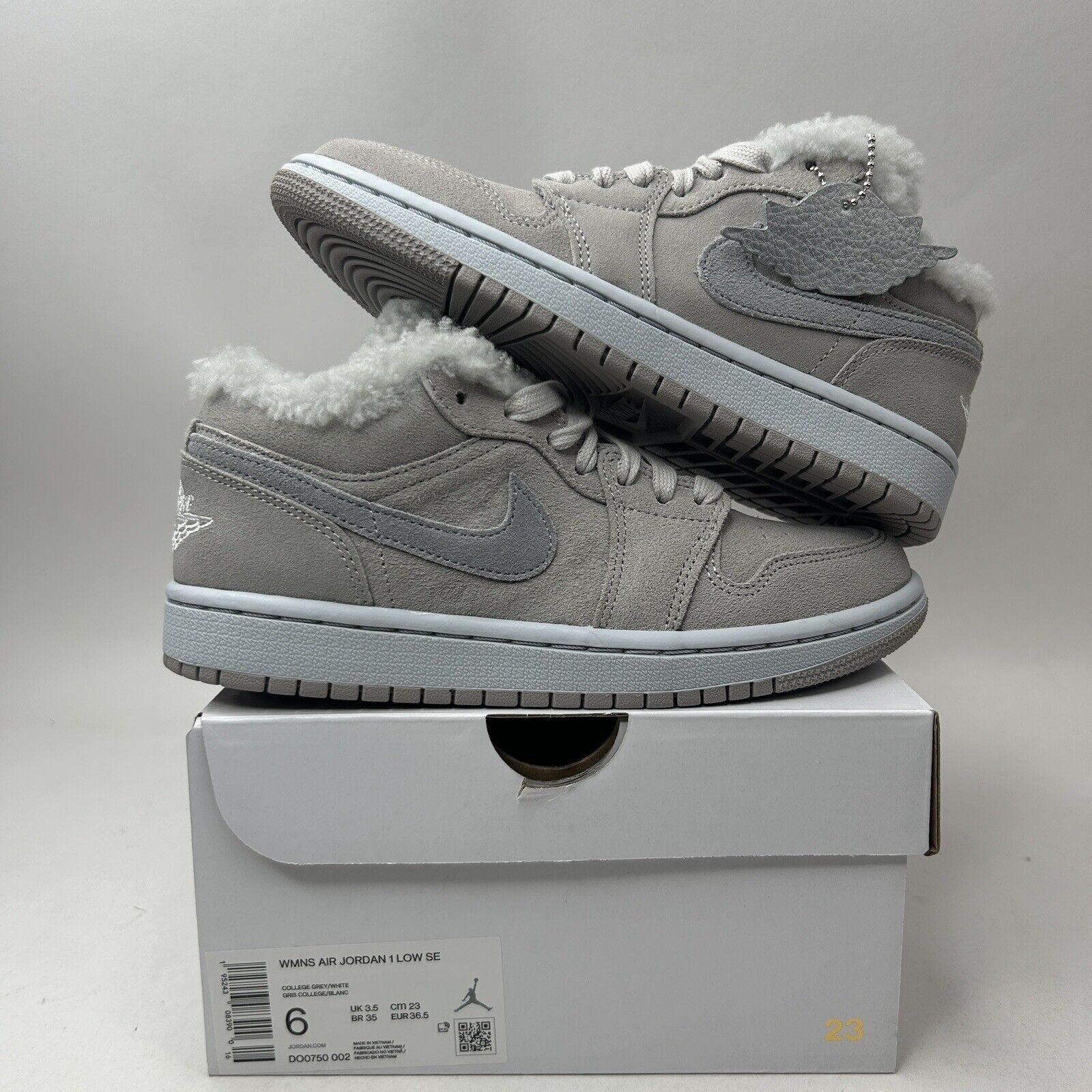 Nike Air Jordan Retro Low SE Sherpa Fleece “College Grey”