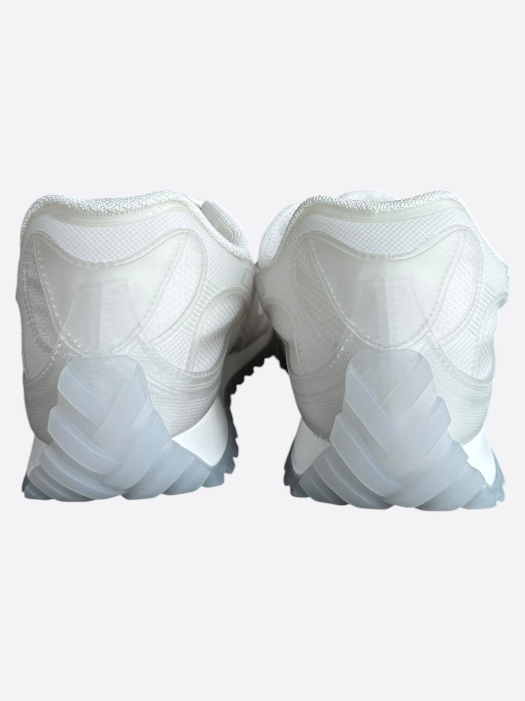 Bottega Veneta Bottega Veneta White Transparent Orbit Sneakers Size US 8 / EU 41 - 4 Thumbnail