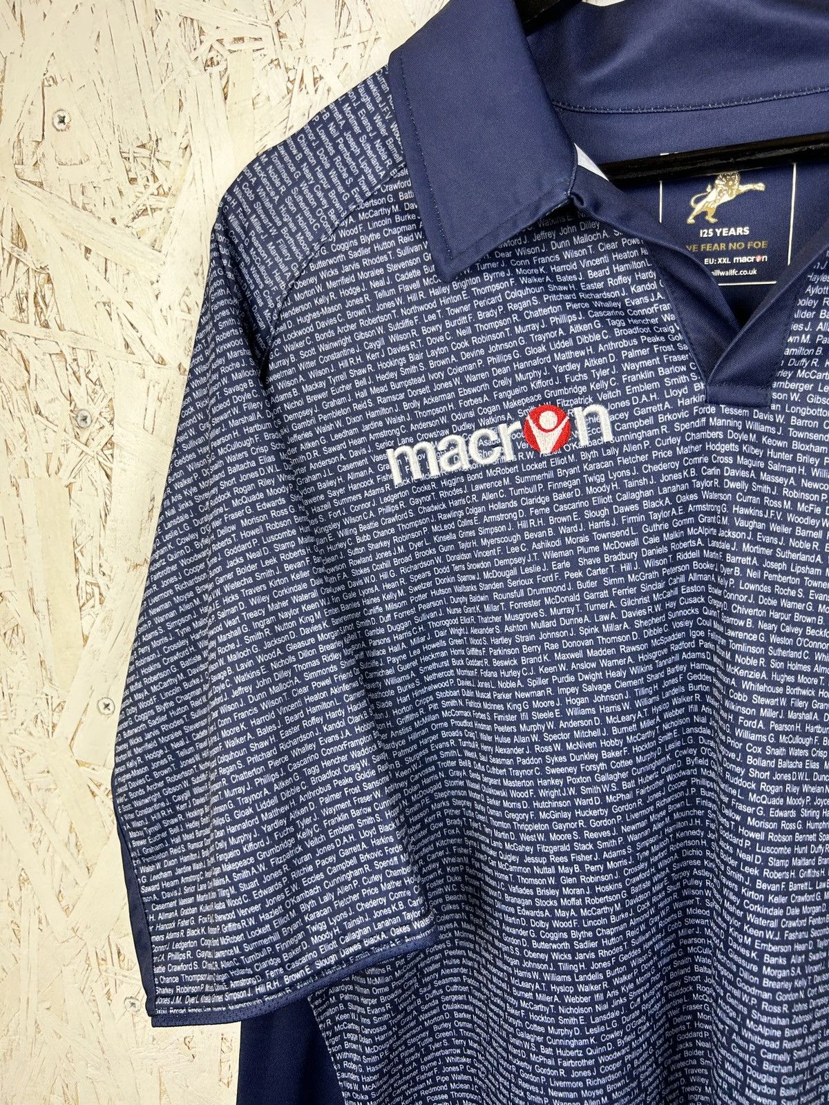 Vintage Vintage Macron Millwall FC 2010/11 Anniversary Kit Jersey Size US XXL / EU 58 / 5 - 2 Thumbnail