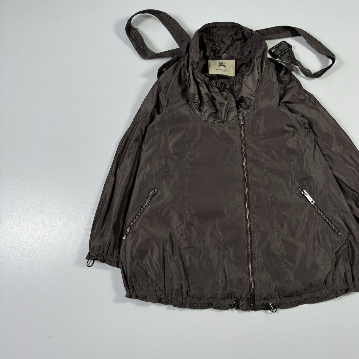 Burberry × Vintage vintage luxury burberry jacket nylon streetwear y2k Size L / US 10 / IT 46 - 2 Thumbnail