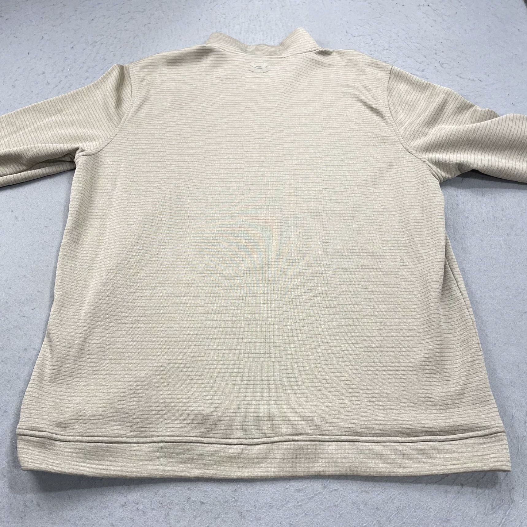 Under Armour Under Armour Jacket Mens 3XLT Tall Beige 1/4 Zip Storm Golf Pullover Activewear Locker Room? Size US XXL / EU 58 / 5 - 5 Thumbnail