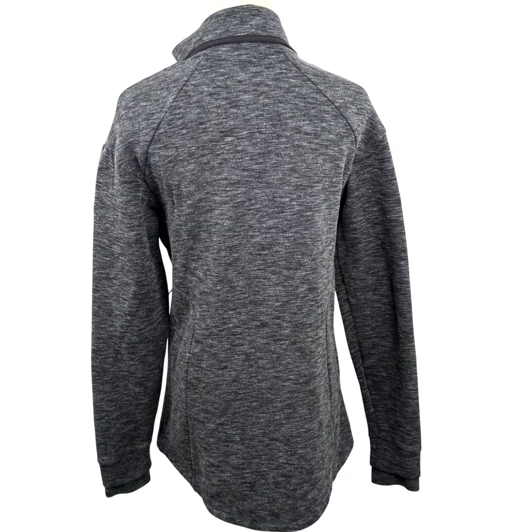 Champion Champion C9 Women M Grey Full Zip Jacket Asymmetrical Funnel Scuba Neck Victory Fleece Size M / US 6-8 / IT 42-44 - 3 Thumbnail