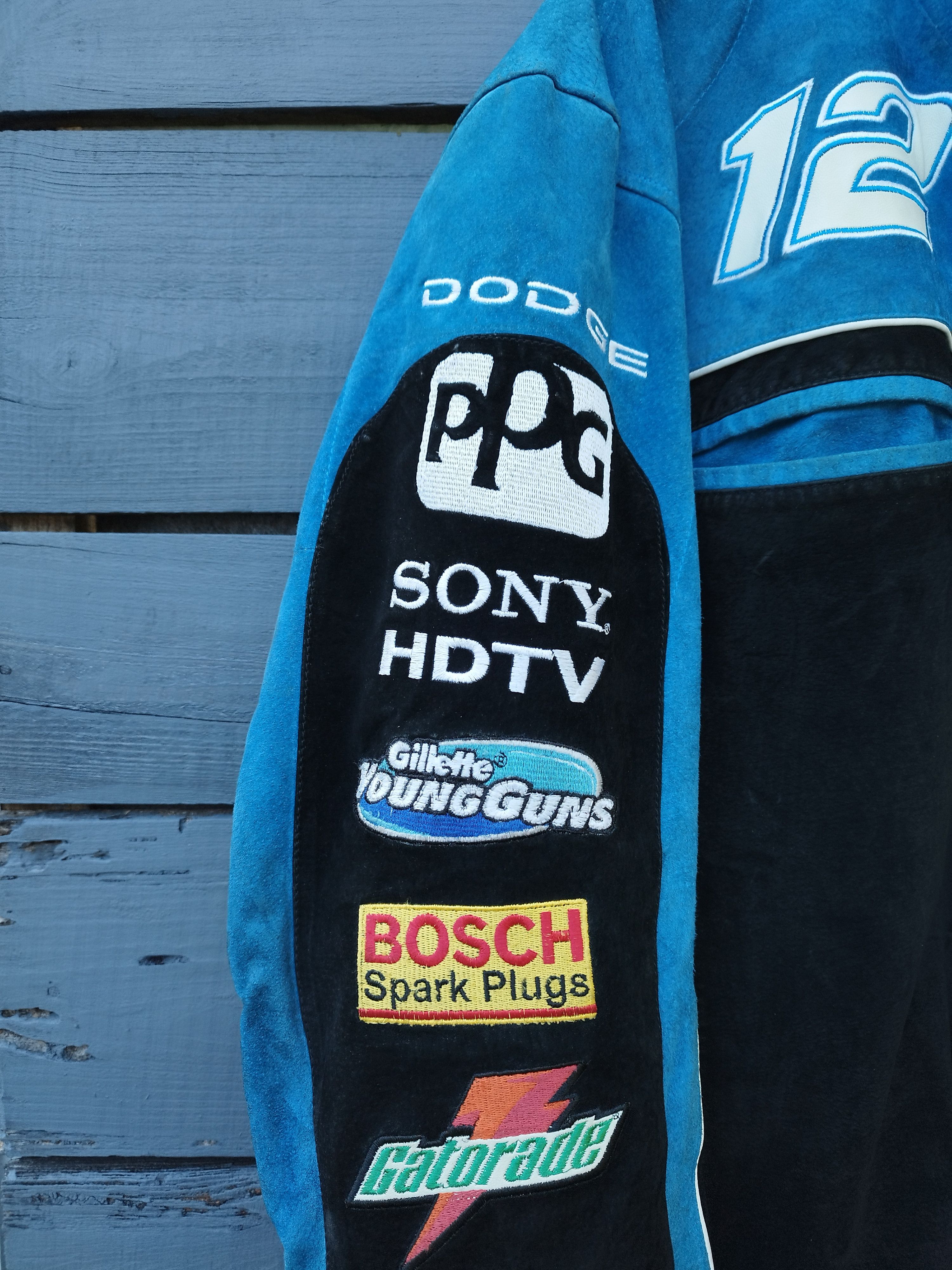 NASCAR Vintage Wilsons Leather NASCAR Racing Jacket Ryan Newman Size US L / EU 52-54 / 3 - 3 Thumbnail