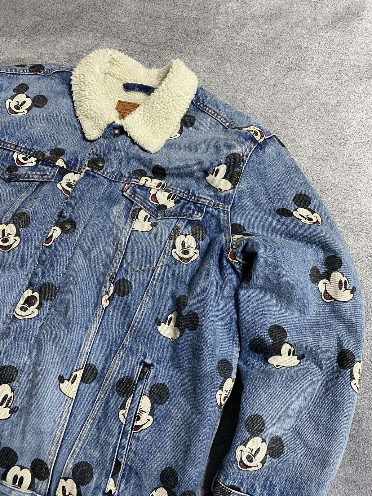 Levi's Levis x Disney mickey mouse 501 Sherpa Jacket limited edit Size US L / EU 52-54 / 3 - 8 Thumbnail