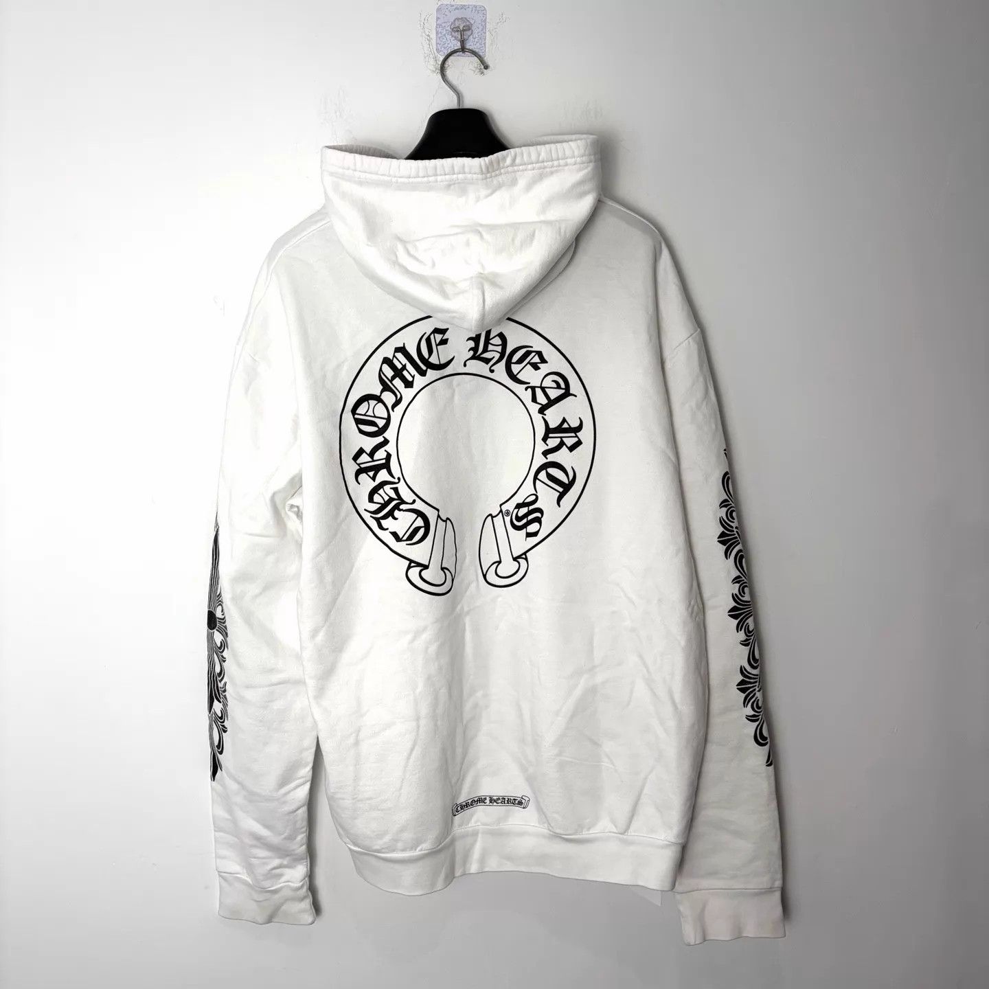 Chrome Hearts Chrome Hearts White Hidden Horse Shoe Hoodie Size US XL / EU 56 / 4 - 2 Thumbnail