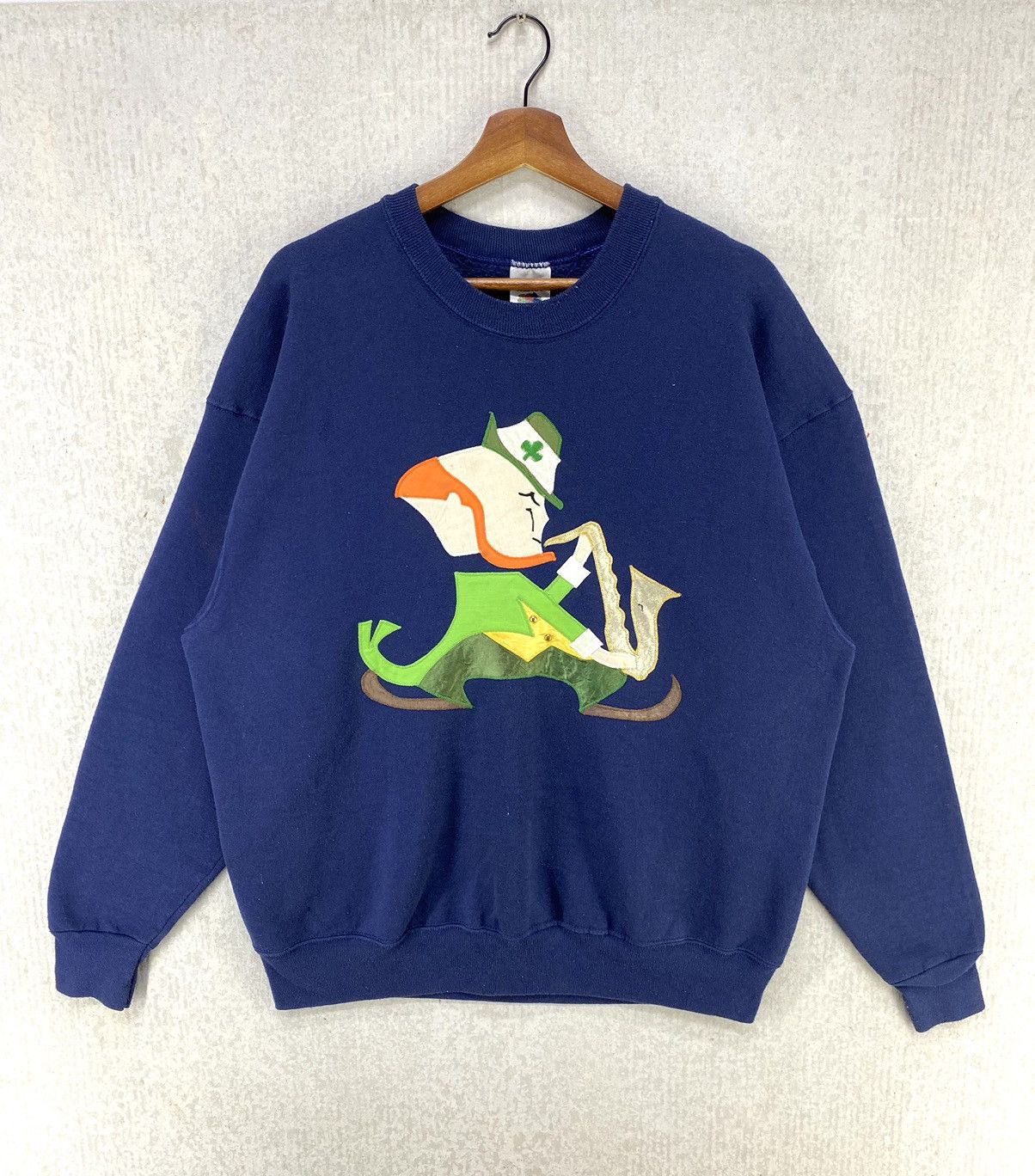 Vintage Vintage Notre Sax Dame Musician Sweatshirt Crewneck Size US XL / EU 56 / 4 - 1 Thumbnail