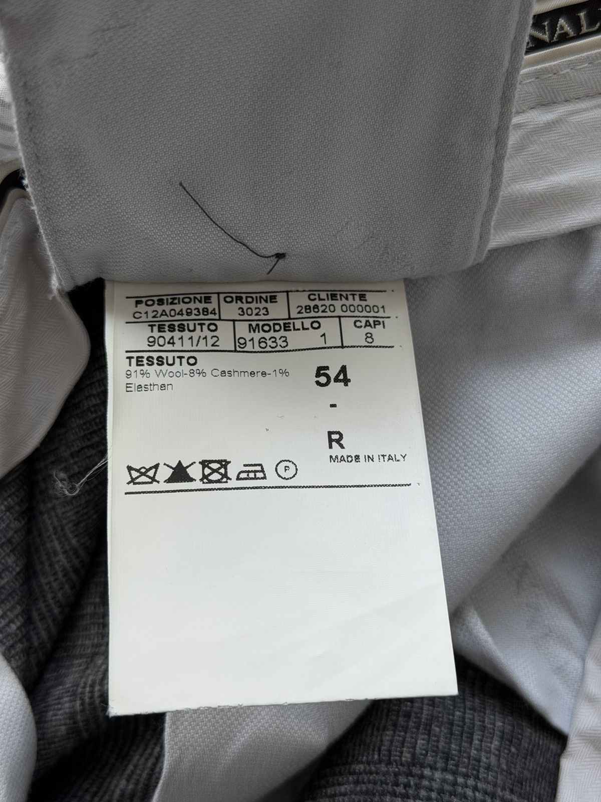 Canali CANALI Brown Wool Stretch Pants Size US 38 / EU 54 - 5 Thumbnail
