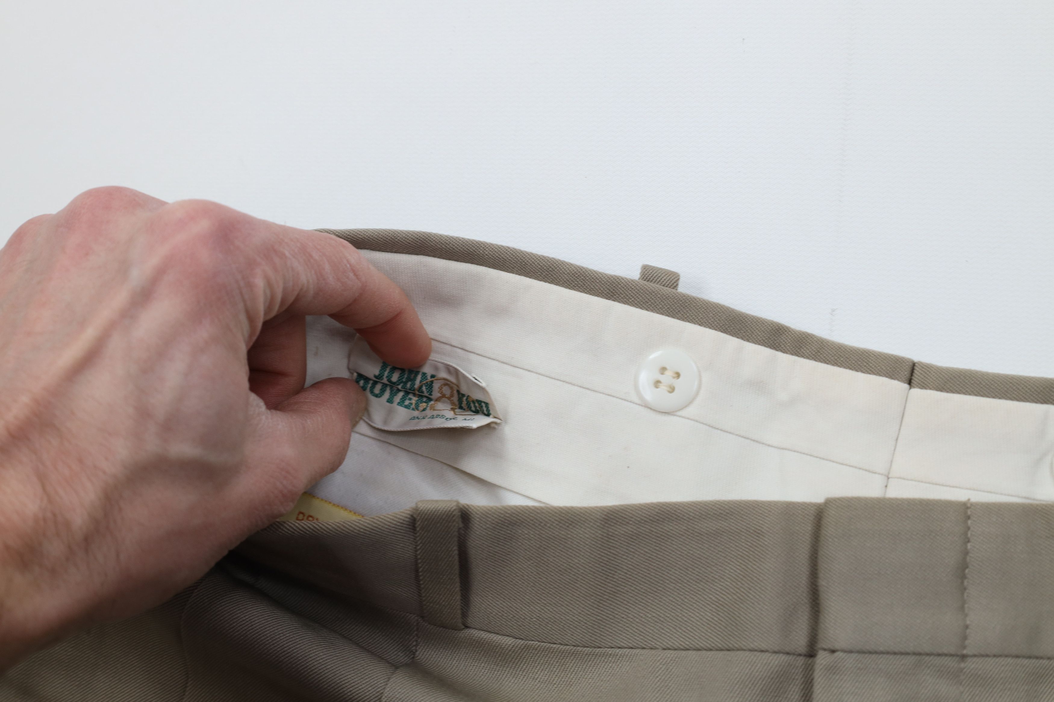Vintage Vintage 70s Streetwear Rayon Gabardine Wide Leg Chino Pants Size US 34 / EU 50 - 9 Thumbnail