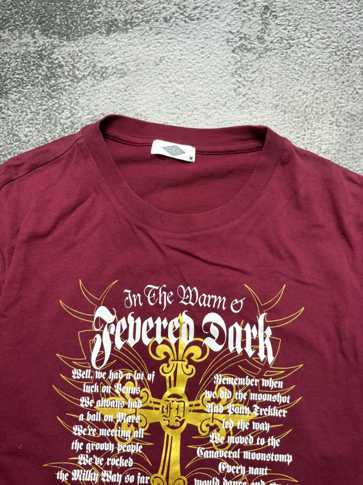 Jean Paul Gaultier Explosion cross poem tee Size US M / EU 48-50 / 2 - 3 Thumbnail