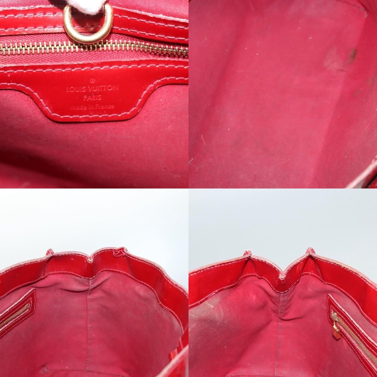 Louis Vuitton LOUIS VUITTON Monogram Vernis Wilshire PM Bag Pomme D'amour Size ONE SIZE - 11 Thumbnail
