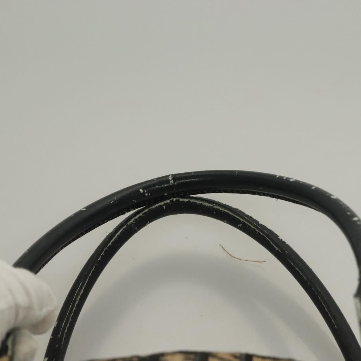 Dior DIOR Trotter Canvas Hand Bag Navy Gold Size ONE SIZE - 8 Thumbnail
