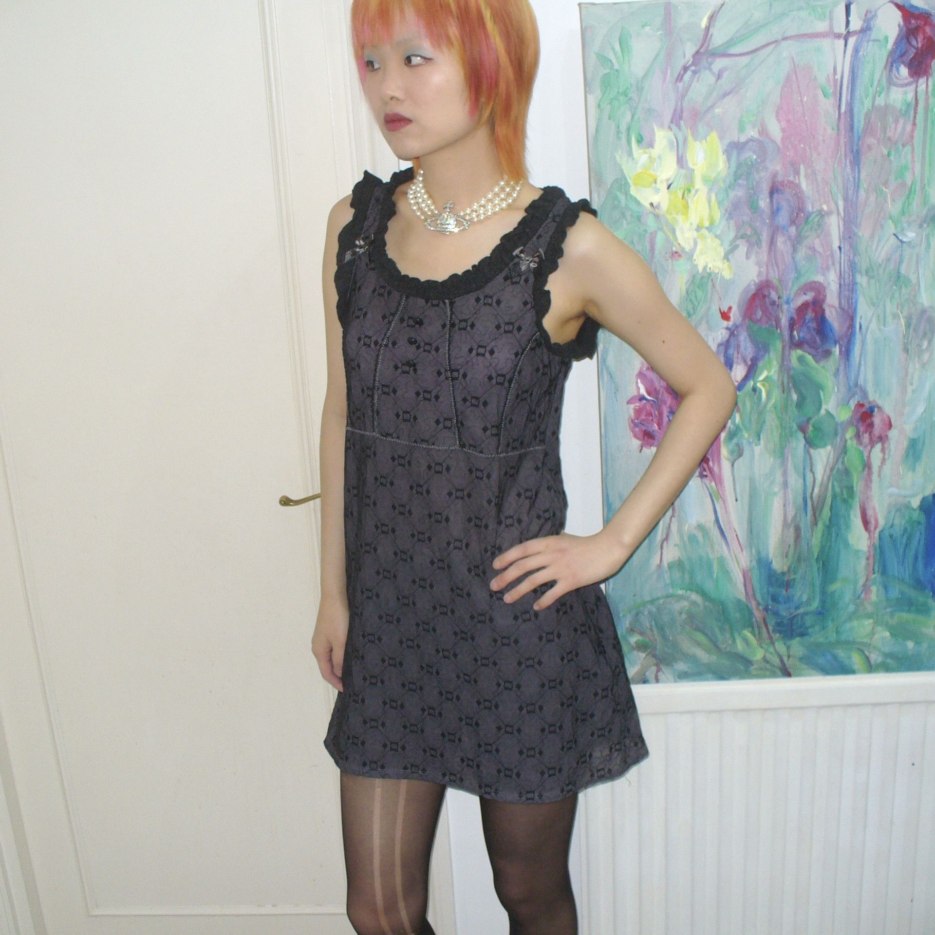 Other French vintage mini dress Size S / US 4 / IT 40 - 1 Thumbnail