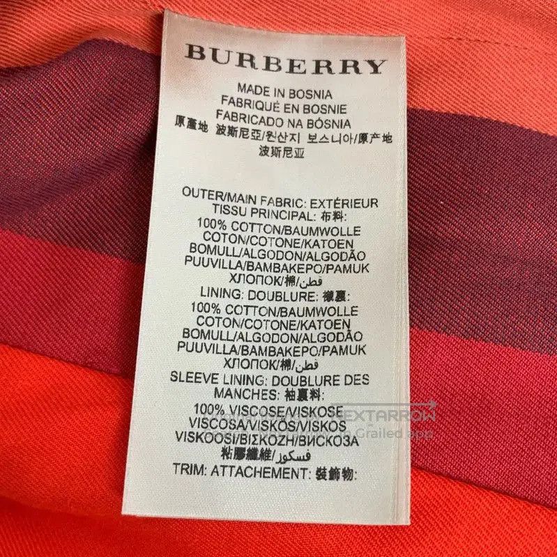 Burberry Burberry Brown Cotton Women's Trench Coat. Size S / US 4 / IT 40 - 8 Thumbnail