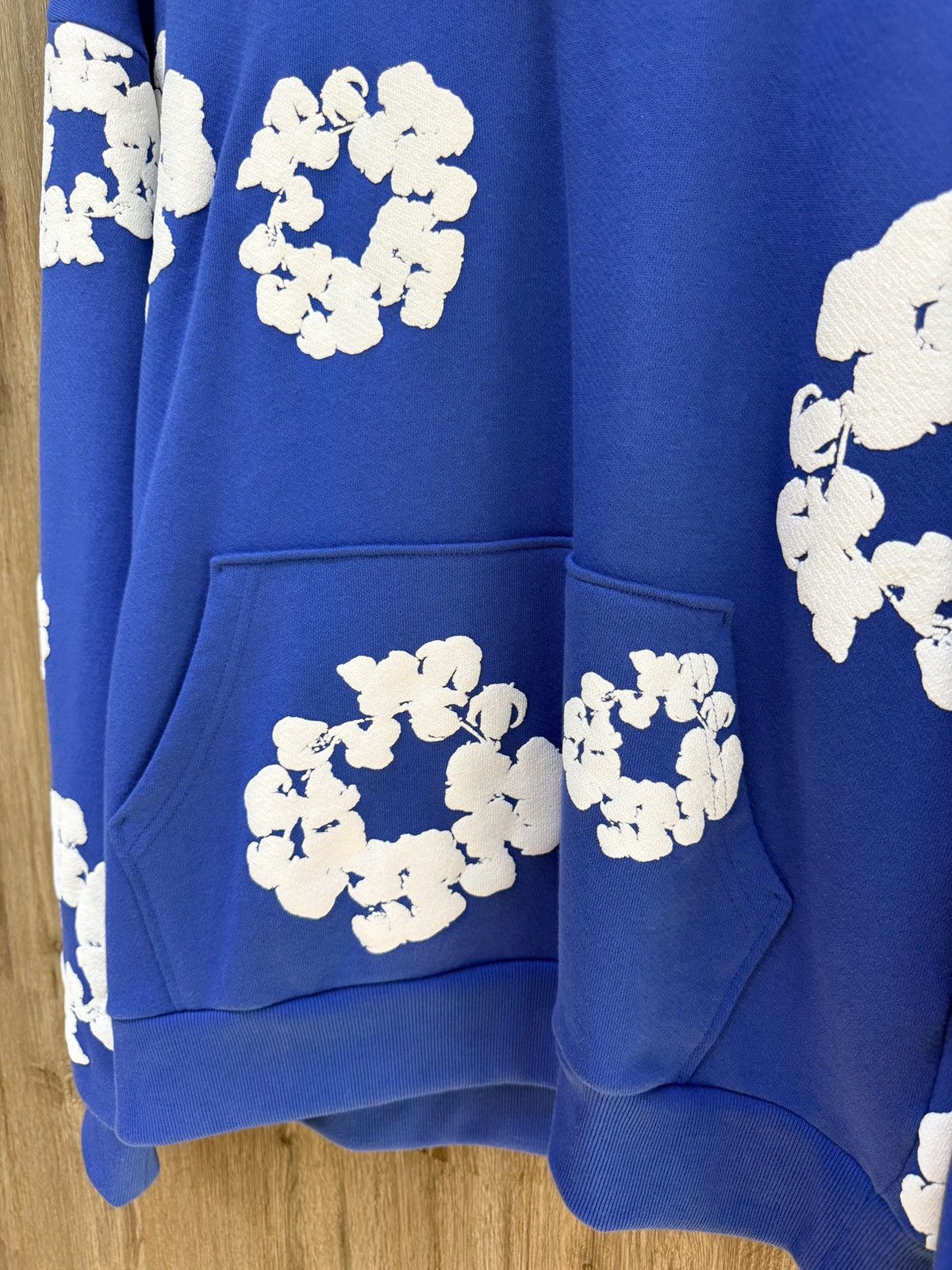 DENIM TEARS Denim Tear Baby Blue Flower Hoodie Size US L / EU 52-54 / 3 - 5 Thumbnail