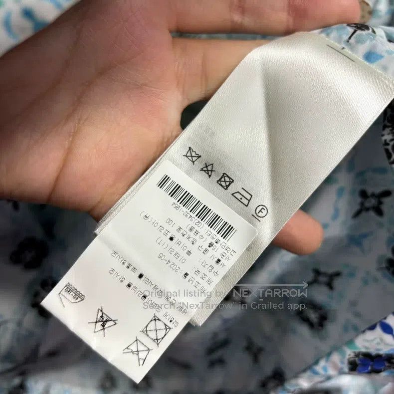 Louis Vuitton Louis Vuitton Blue Logo print hooded long-sleeved jacket Size XS / US 0-2 / IT 36-38 - 3 Thumbnail