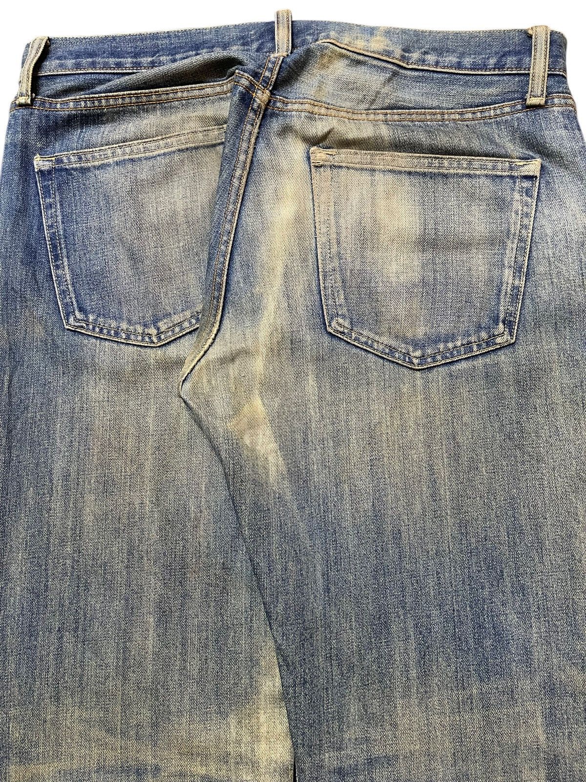 Uniqlo Vintage Japanese Uniqlo Mud Wash Distressed Style Loose Jean Size US 34 / EU 50 - 6 Thumbnail