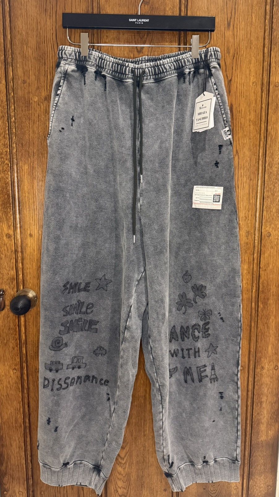 Maison MIHARA YASUHIRO Maison Mihara Yasuhiro distresses sweatpants joggers 50 BNWT Size US 34 / EU 50 - 4 Thumbnail