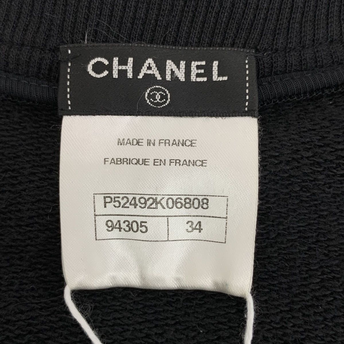 Chanel Chanel Black Flower Embroidered Crew Neck Sweatshirt K26WX Size XS / US 0-2 / IT 36-38 - 5 Thumbnail