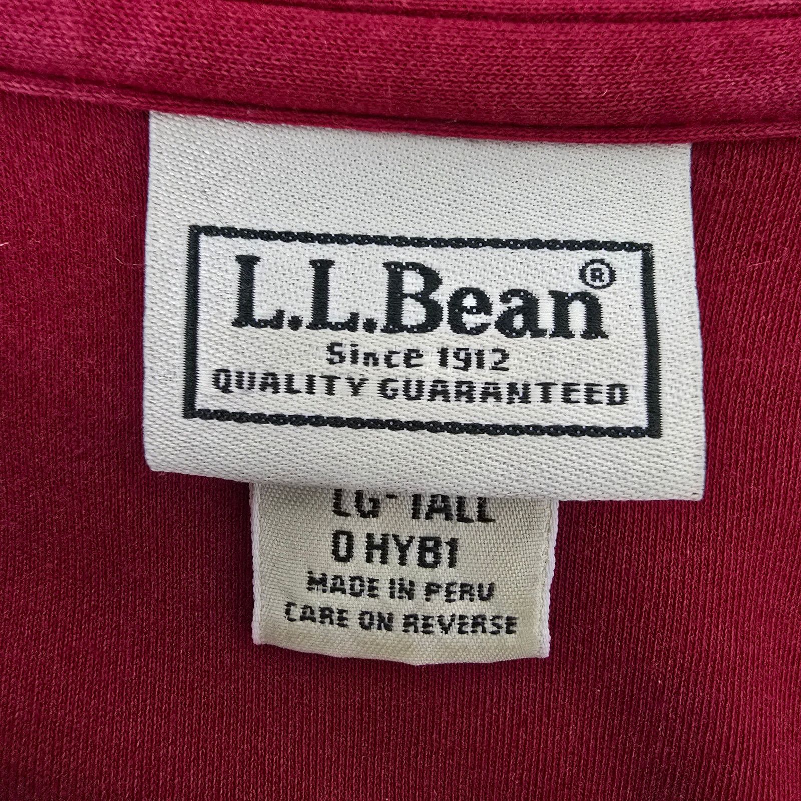 L.L. Bean LL Bean Premium Polo L TALL Pima Cotton Short w Pocket Size US L / EU 52-54 / 3 - 10 Thumbnail