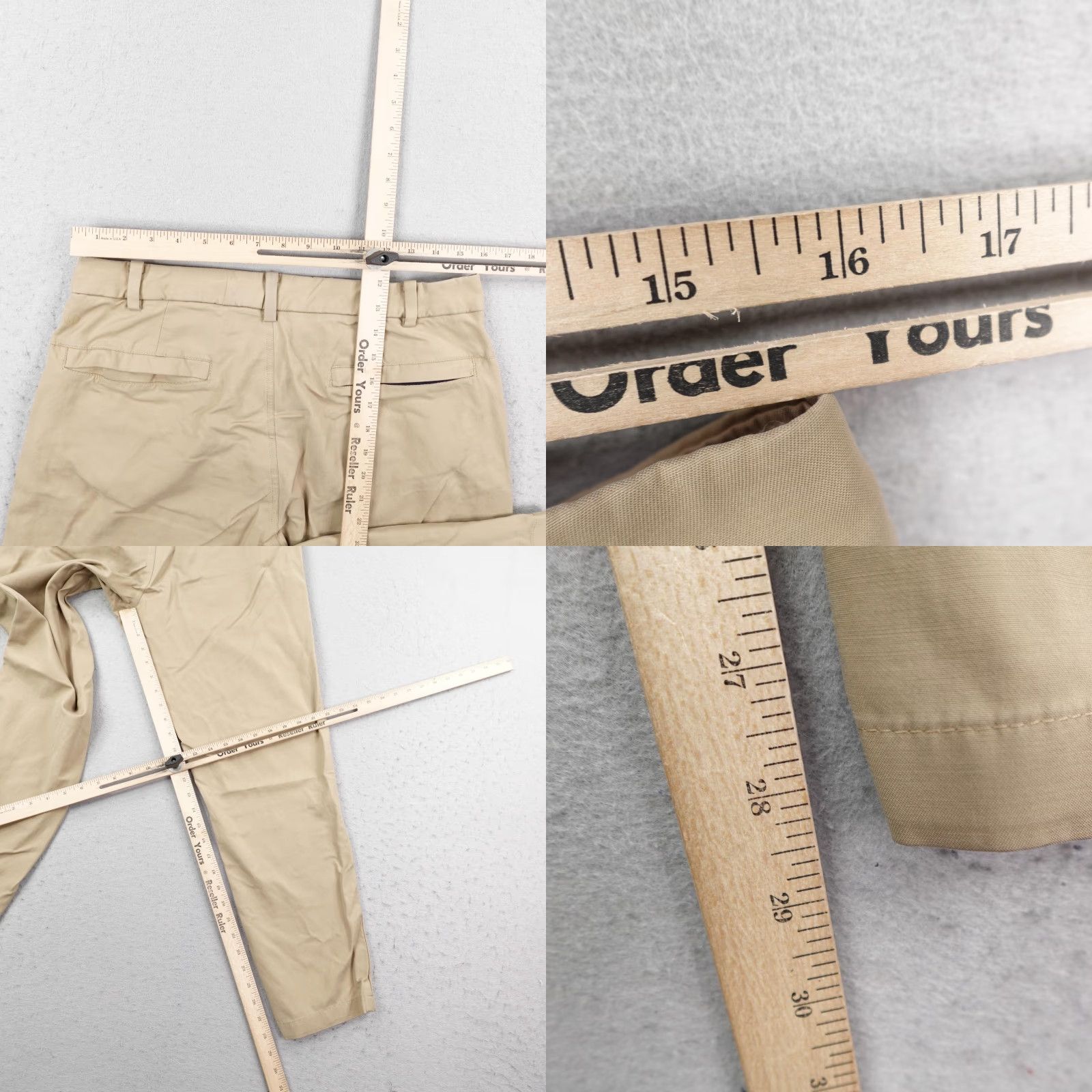 Lululemon Lululemon Pants Mens 32 Khaki Beige ABC Commission Warpstreme Performance Chino Size US 32 / EU 48 - 8 Thumbnail