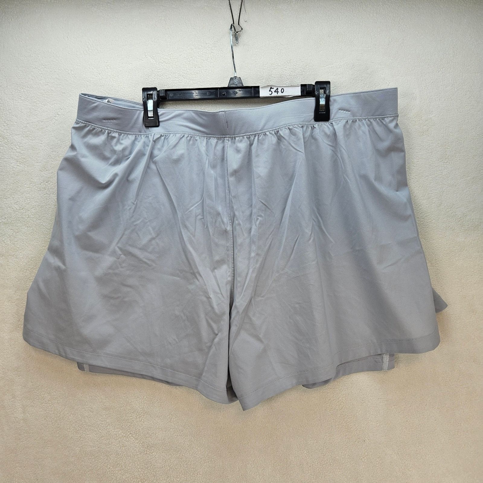 Under Armour UNDER ARMOUR MEN'S 3XL FOOTBALL 2 IN 1 SHORTS MOD GRAY NWT Size US 42 / EU 58 - 6 Thumbnail