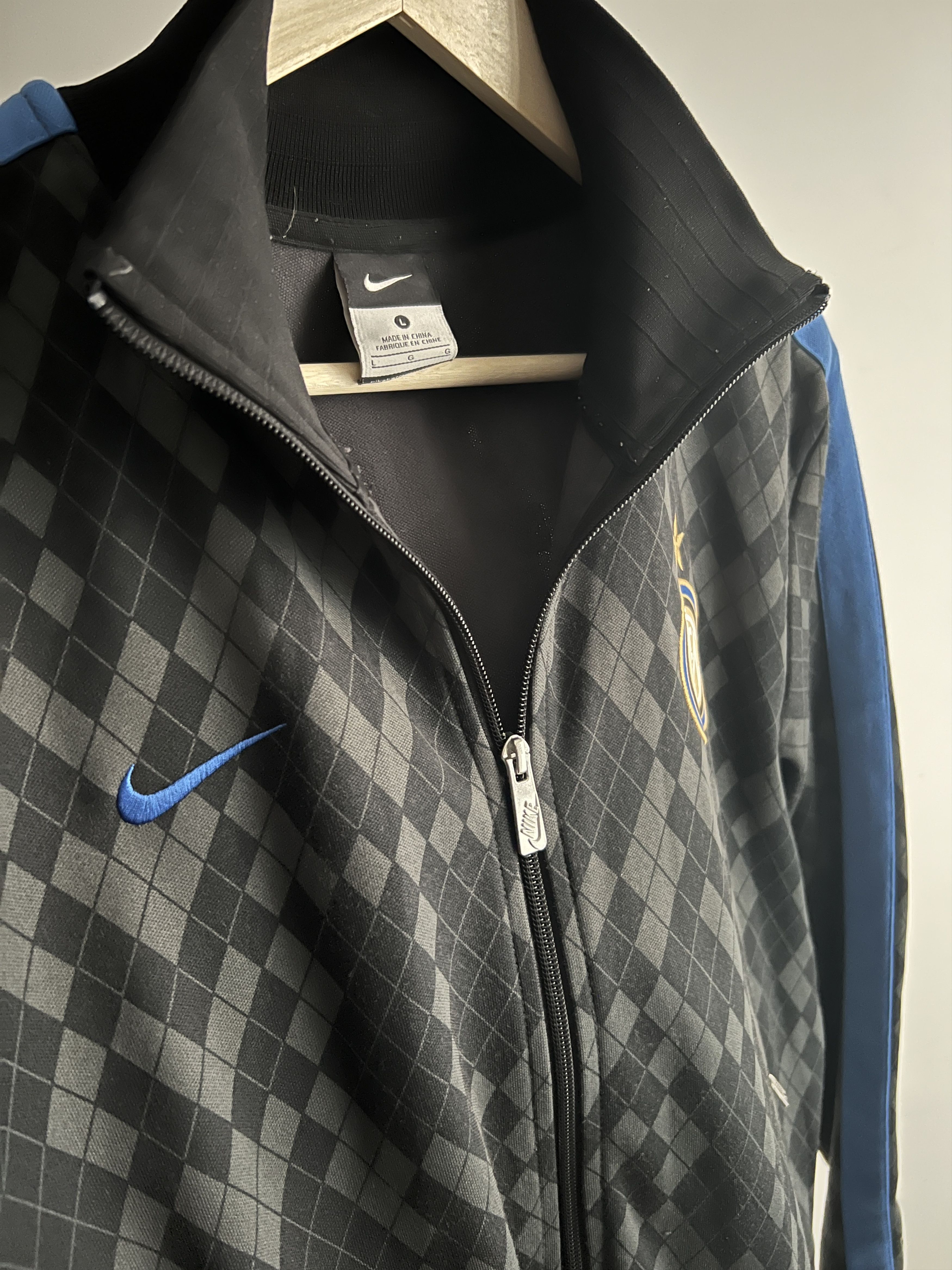 Nike × Vintage Track Jacket Nike Inter Milan 2011/2012 Rare Soccer Jersey Size US L / EU 52-54 / 3 - 8 Thumbnail