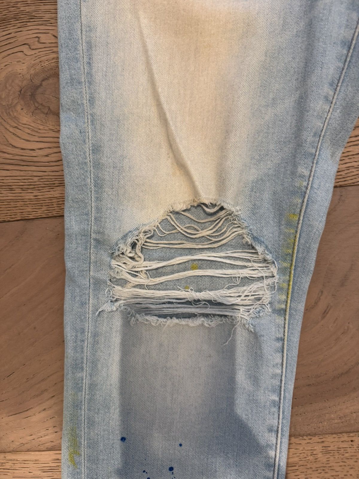 MONFRERE Monfrère Slim Fit Light Wash Jeans 36 Size US 36 / EU 52 - 7 Thumbnail