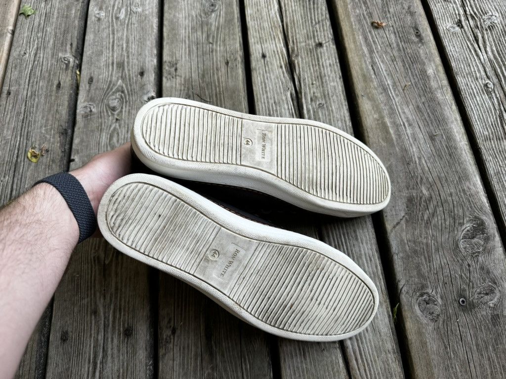 Ron White Casual Leather Low Top Sneaker Size US 11 / EU 44 - 7 Thumbnail