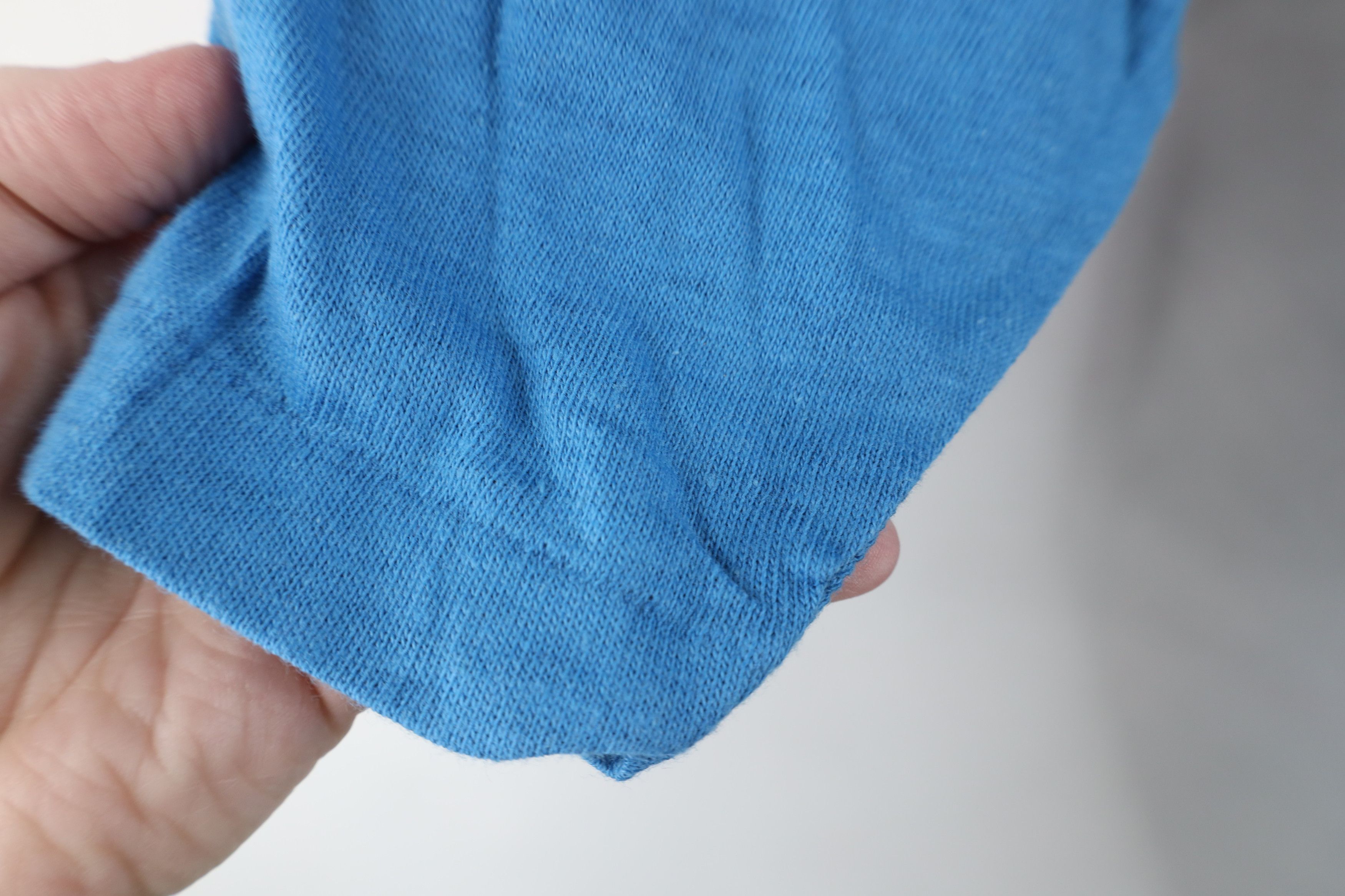 Vintage Vintage 60s 70s Cotton Knit Football Jersey T-Shirt Blue USA Size US S / EU 44-46 / 1 - 7 Thumbnail