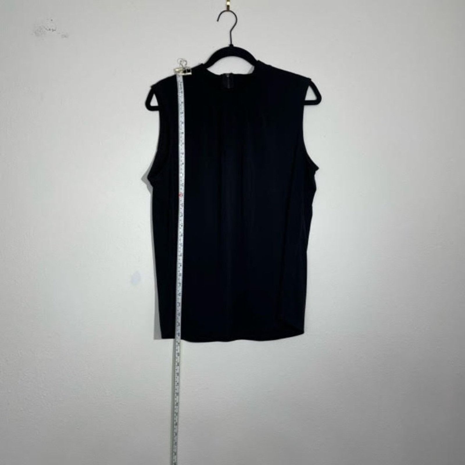 Other Roz and Ali Black Relaxed Fit High Neck Blouse Size Large Size L / US 10 / IT 46 - 2 Thumbnail