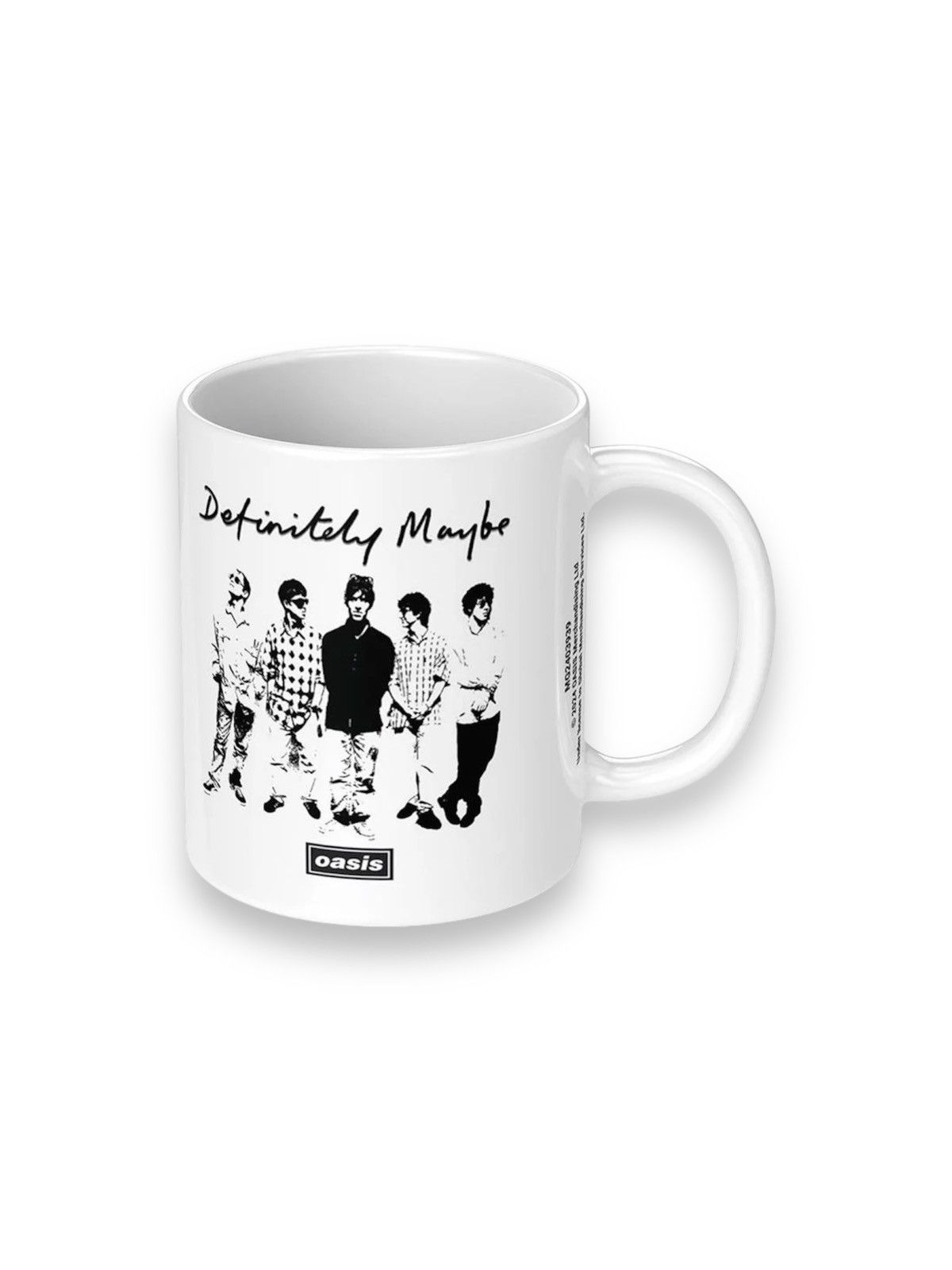 Band Tees OASIS DEFINITELY MAYBE GROUP WHITE COFFEE MUG (2025) Size ONE SIZE - 6 Thumbnail