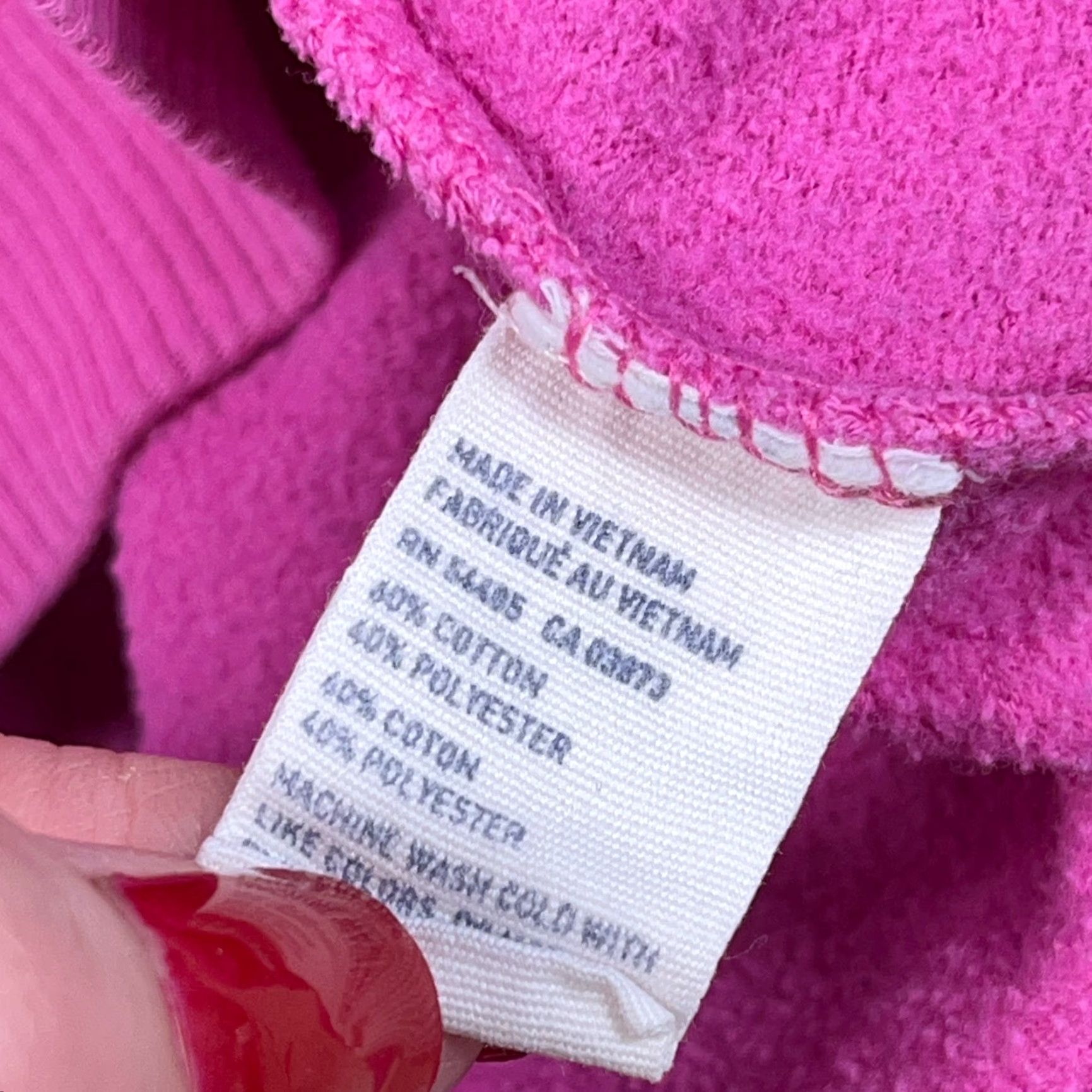 American Eagle Outfitters VINTAGE American Eagle Outfitters Hoodie Women XL Pink Sweatshirt 2000s Live Your Life Size XL / US 12-14 / IT 48-50 - 4 Thumbnail