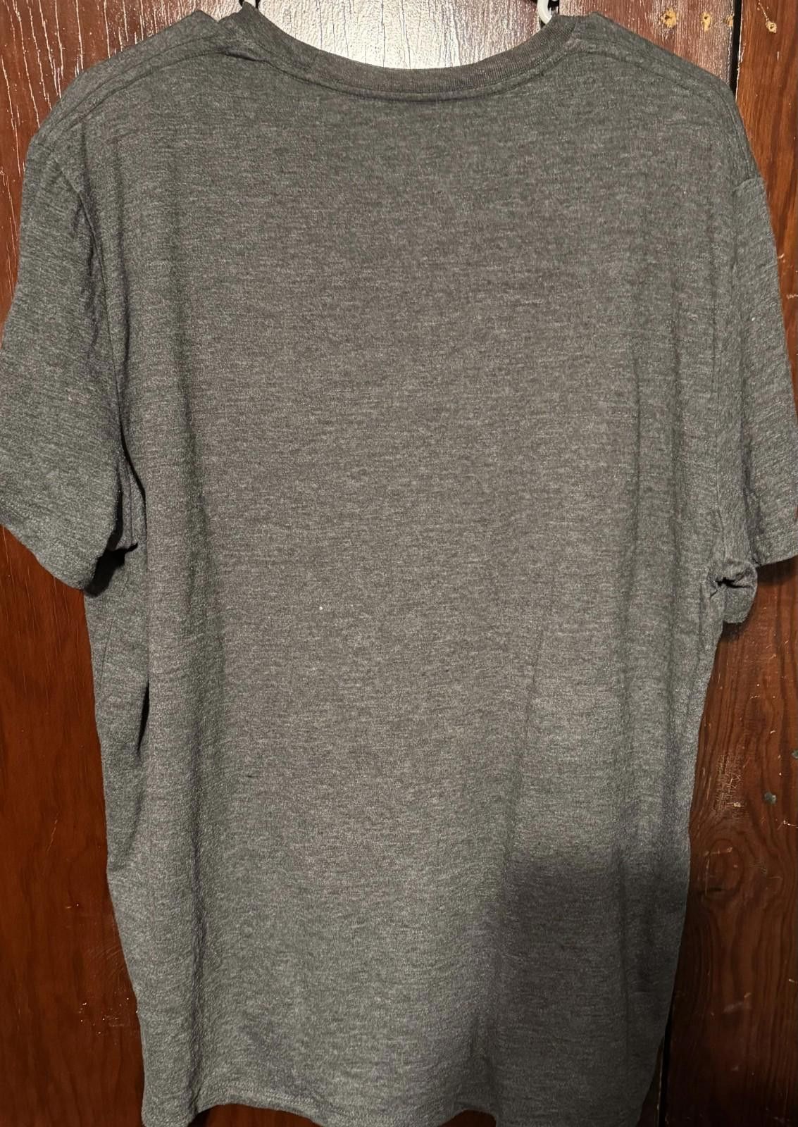 Lucky Brand Lucky Brand Distressed Logo Tee shirt Men's Sz XL Gray Size US XL / EU 56 / 4 - 2 Thumbnail