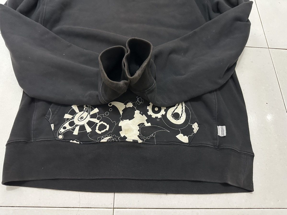 Stussy VTG Distress Stussy Paisley Pullover Hoodie Size US L / EU 52-54 / 3 - 7 Thumbnail