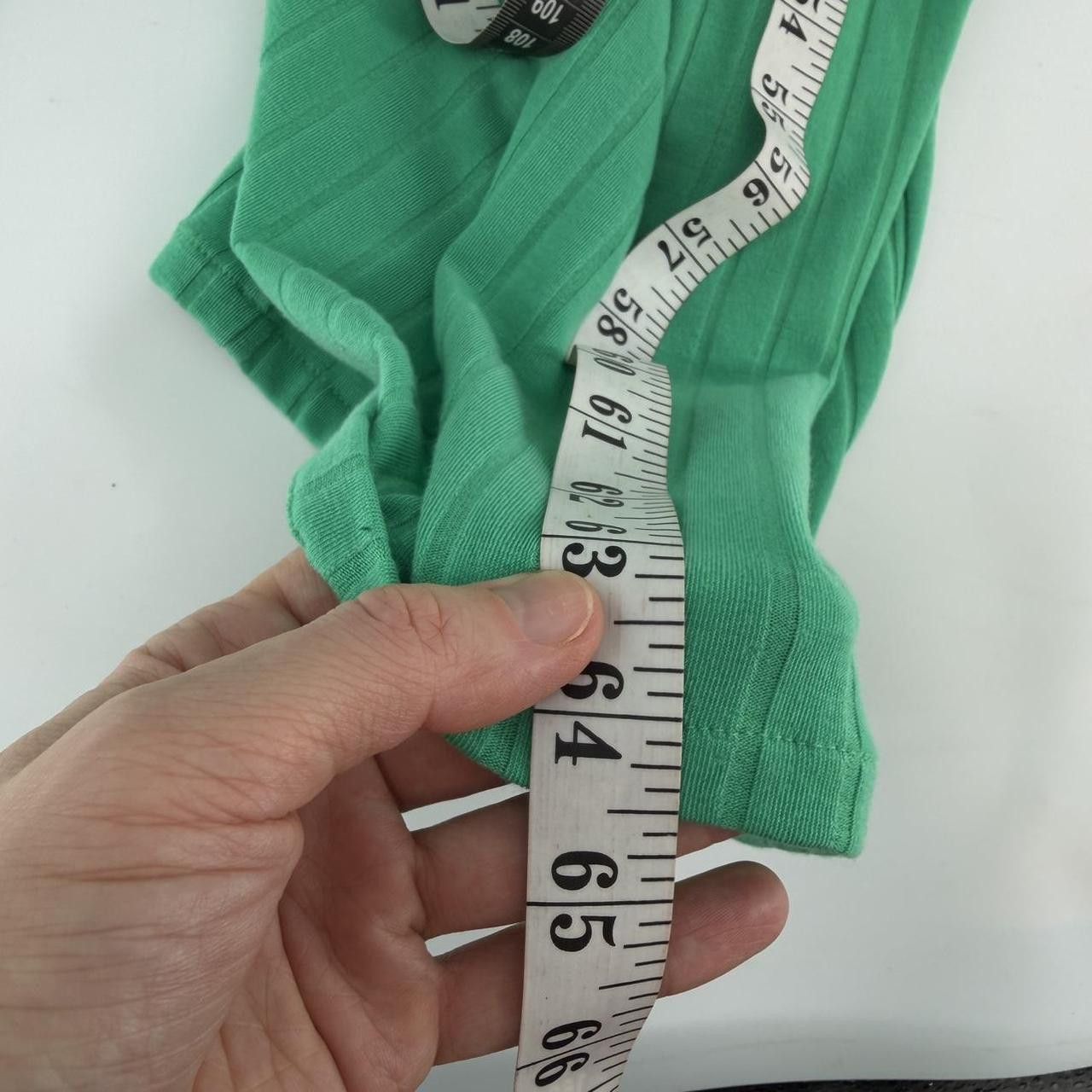 Other Long Tall Sally Green Ribbed Size 36" / US 14 / IT 50 - 7 Thumbnail