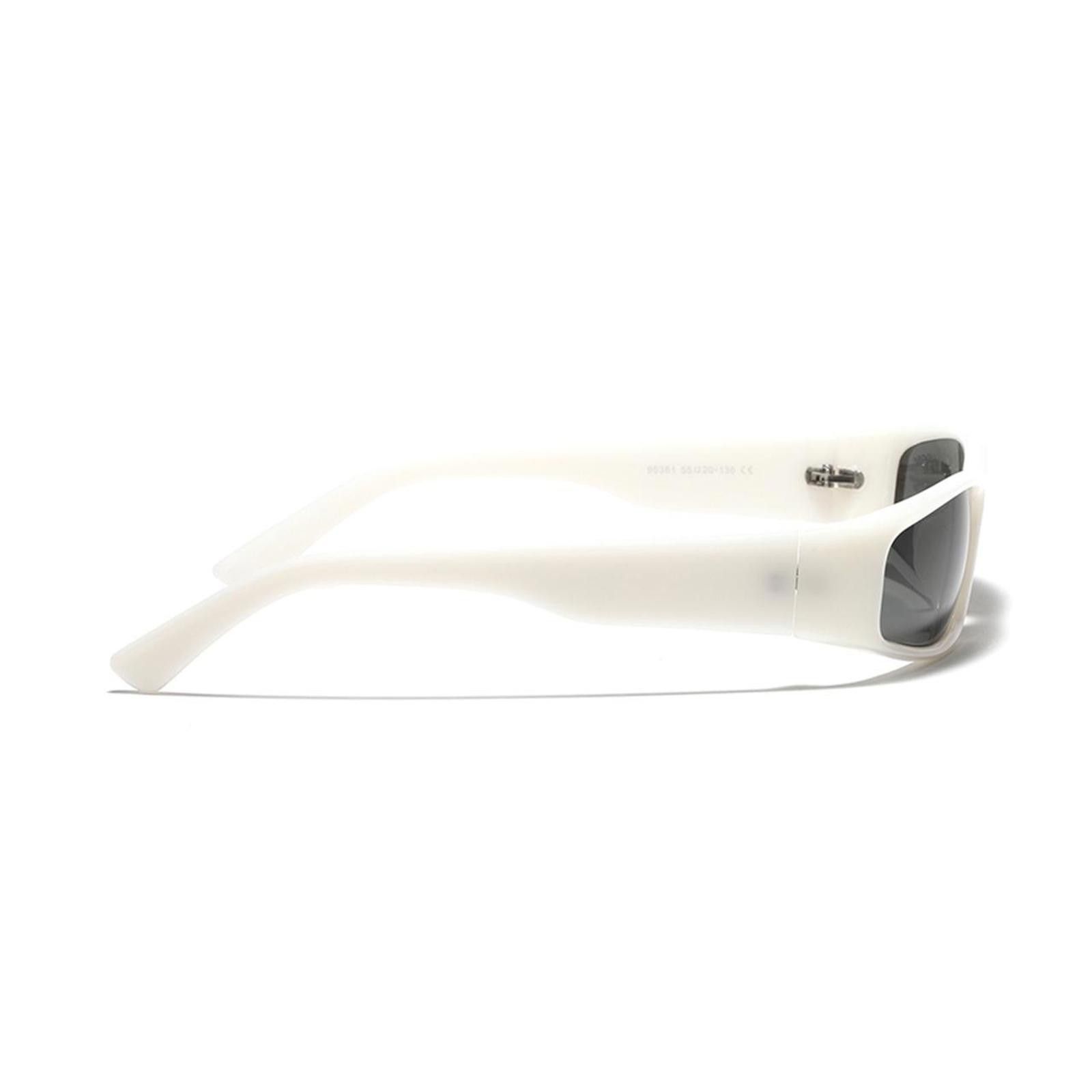 Japanese Brand Vtg Avant Garde Y2K White Jade Rectangle Sunglasses Unisex Size ONE SIZE - 3 Thumbnail