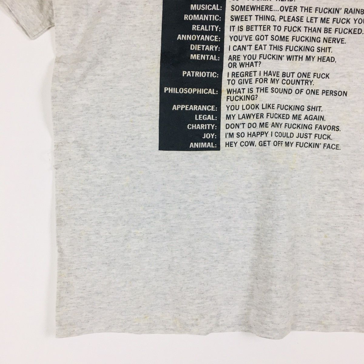 TEE JAYS × Vintage Vintage Fucking Word Single Stitch Size US M / EU 48-50 / 2 - 3 Thumbnail