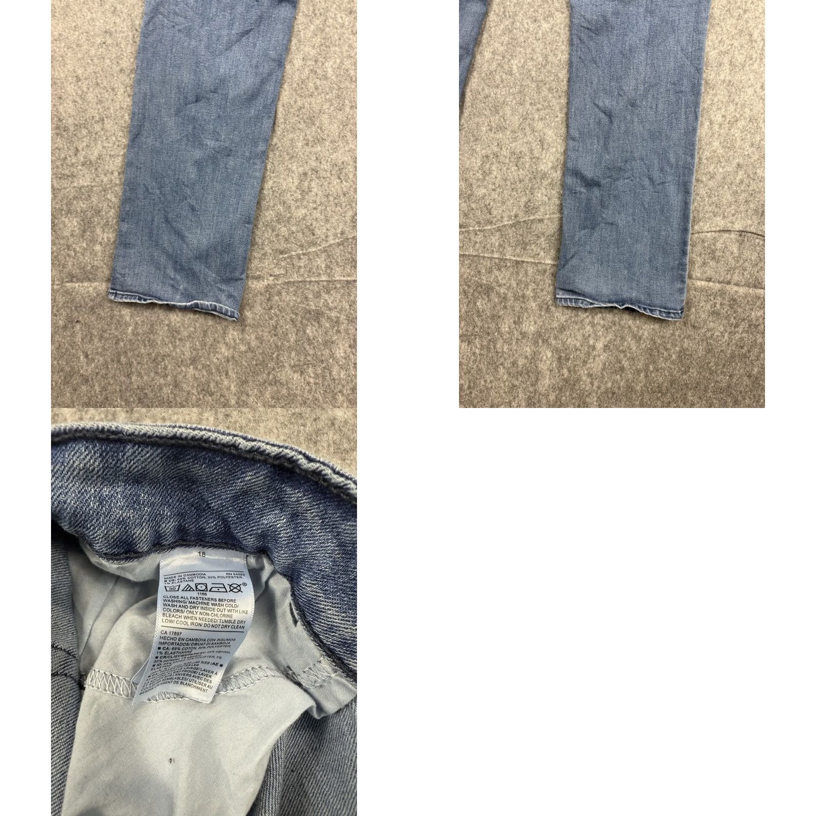 Old Navy VINTAGE? No — Old Navy Jeans Womens 18 Blue Mid Rise Bootcut Light Wash Denim Stretch Size 40" / US 18 - 9 Thumbnail