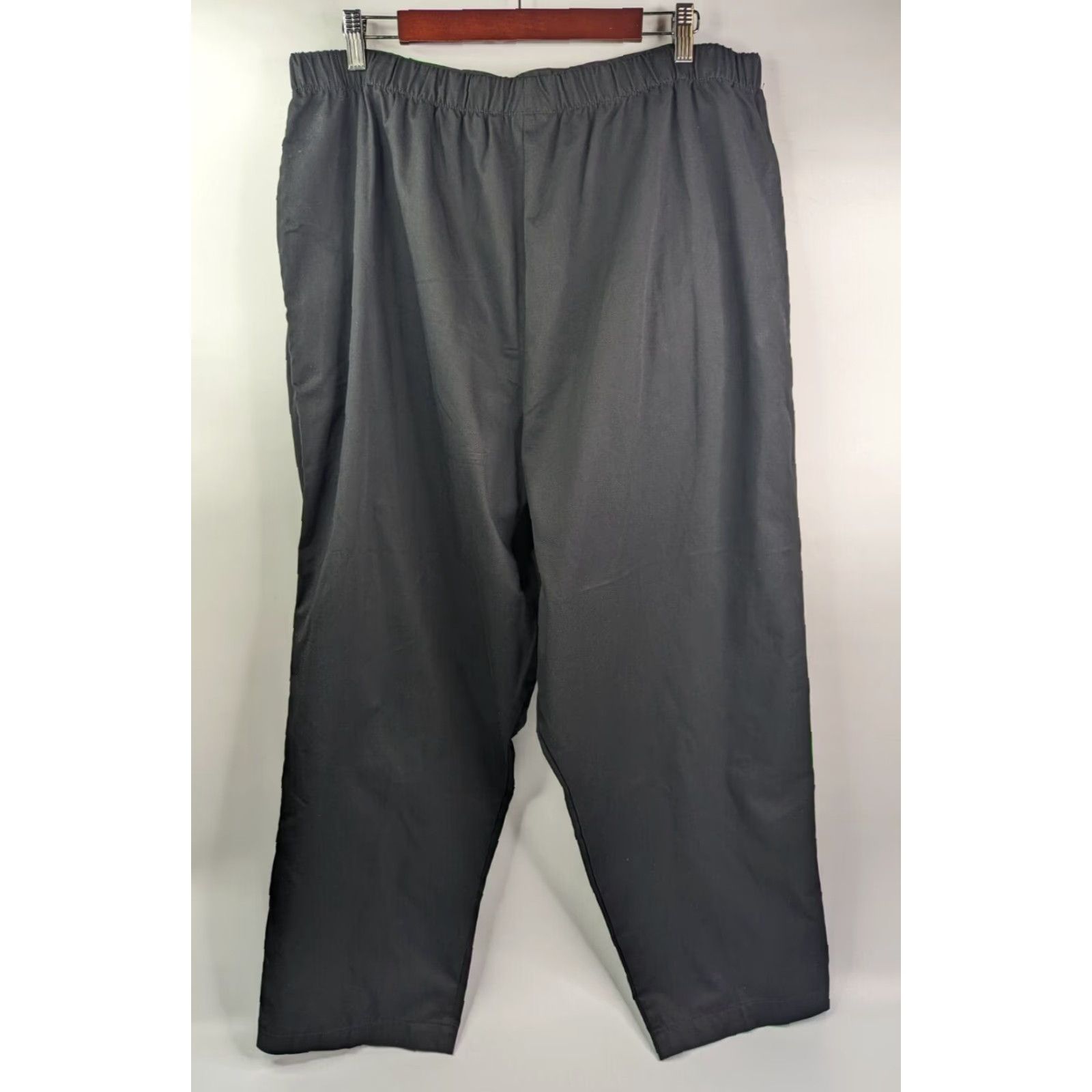 Vintage McDonald's McDonald's Maternity Employee Uniform Work Pants 2XL Regular Black Women Pants 2XL Cotton Blend Chef Uniform Size US 39 - 4 Thumbnail