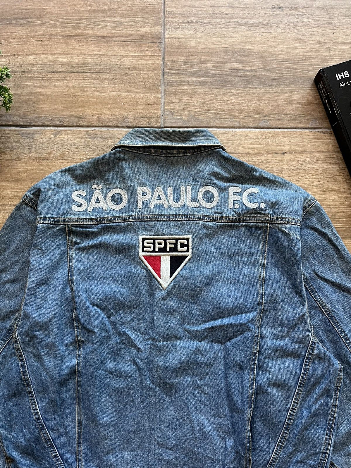 Vintage Vtg Sao Paulo Trucker Denim Jacket Size US XL / EU 56 / 4 - 2 Thumbnail