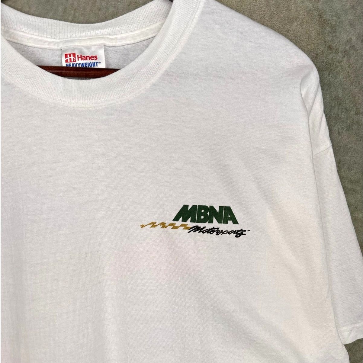 Vintage VTG 90s MBNA Motorsports Hot Rods T Shirt Sz XL White Flame Size US XL / EU 56 / 4 - 6 Thumbnail