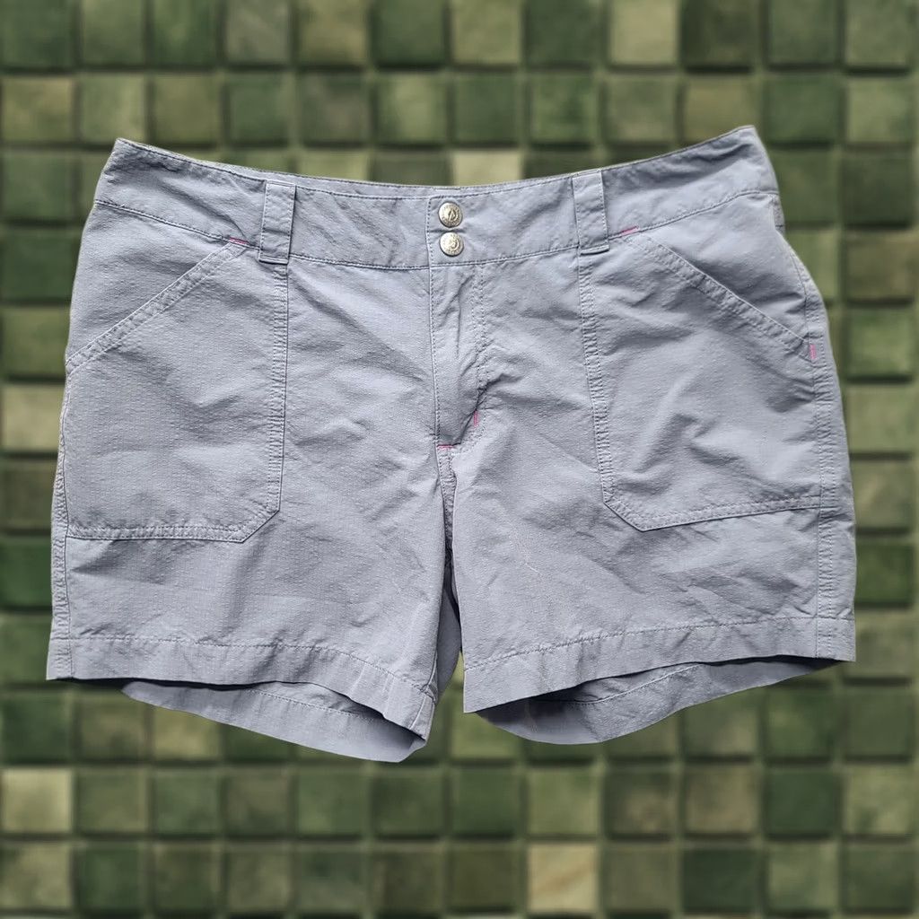Patagonia Patagonia Shorts Womens 12 Borderless Regular Fit Mid Rise Quick Dry Hiking ChiNo/ Gray Nylon Spandex Size 34" / US 12 / IT 48 - 1 Thumbnail