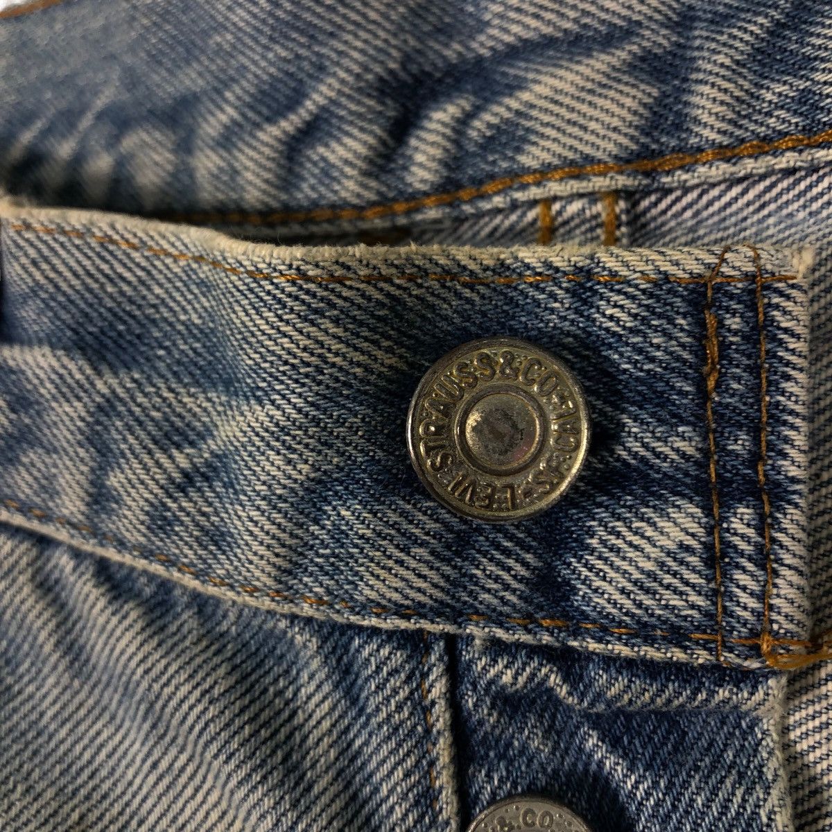 Levi's 🔥VINTAGE LEVI’S RINDEM BUTTON 524 MADE IN USA RED LINE Size US 33 - 18 Thumbnail