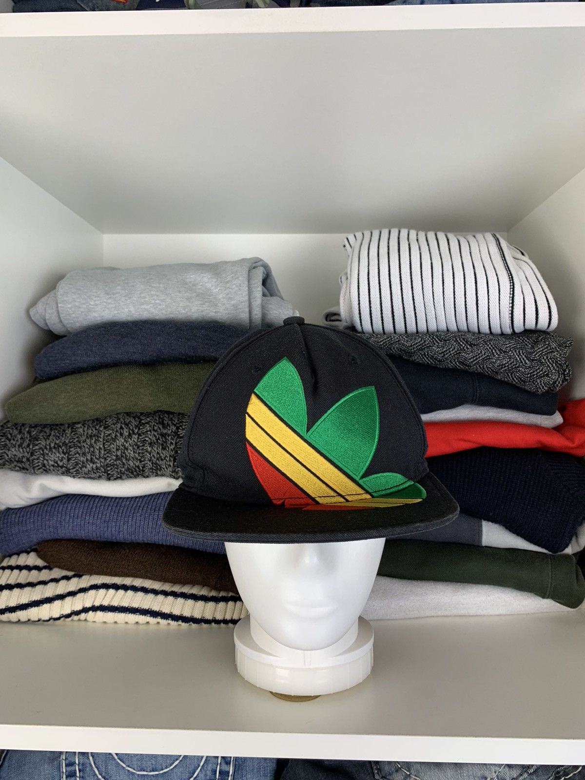 Other Vintage Big Trefoil Logo Rasta Cap Hat Size L Size ONE SIZE - 1 Thumbnail