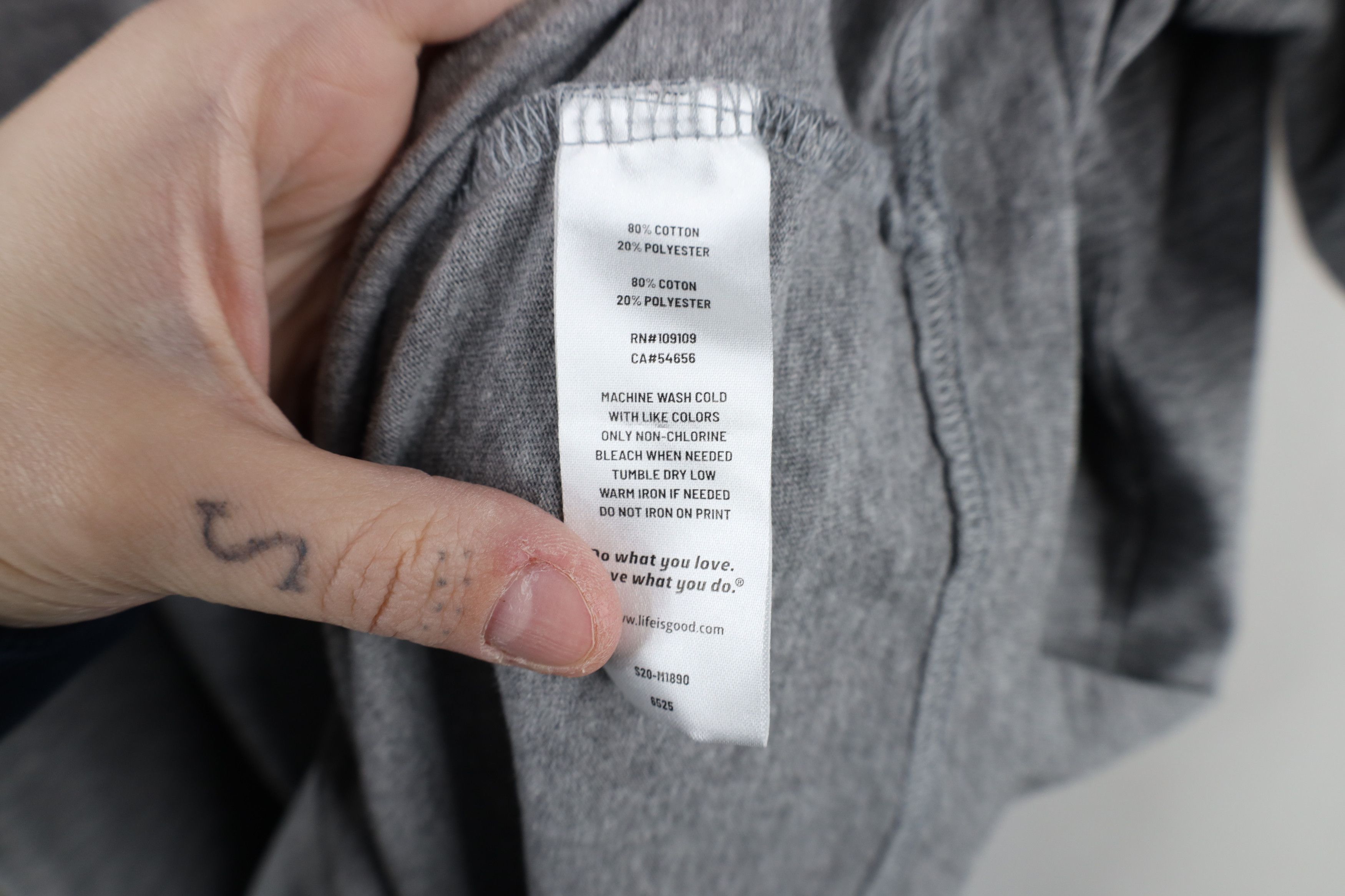 Life is Good × Vintage Life Is Good Bullseye Short Sleeve T-Shirt Heather Gray Size US XXL / EU 58 / 5 - 10 Thumbnail